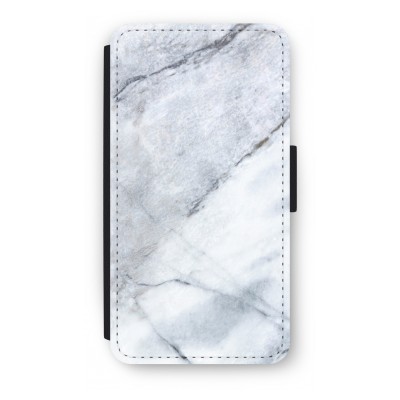 coque-portefeuille-iphone-44s - Marbre blanc