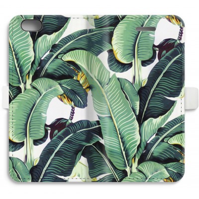 coque-portefeuille-entierement-imprimee-iphone-6-6s - Feuilles de banana