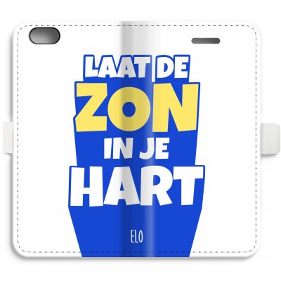 iphone-6-6s-volledig-geprint-flip-hoesje - Laat de zon in je hart