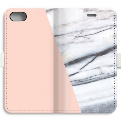 iphone-7-volledig-geprint-flip-hoesje - A touch of peach