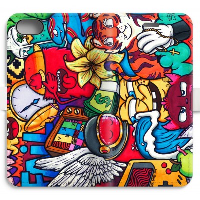 iphone-7-volledig-geprint-flip-hoesje - No Rules