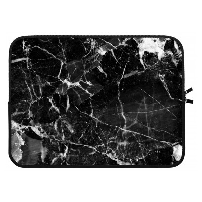 laptop-sleeve-15-inch - Zwart Marmer 2