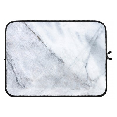 laptop-sleeve-15-inch - Witte marmer