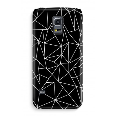 samsung-s5-funda-totalmente-impresa - Líneas geométricas blanco
